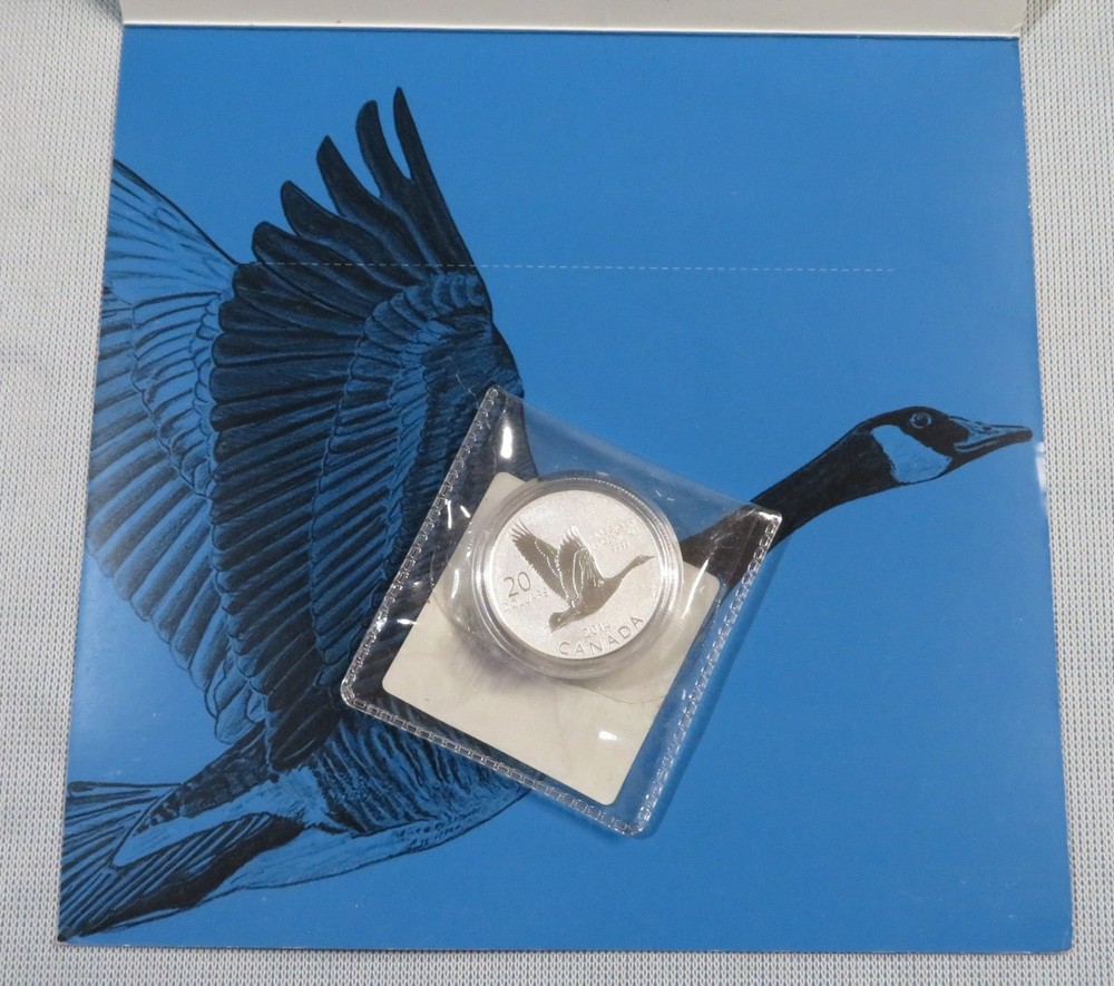 2014 Canada $20 Silver Coin - Goose