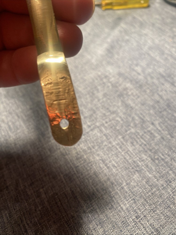 Brass Trigger Guard from a CVA Hawkins Muzzleloader With Screws.