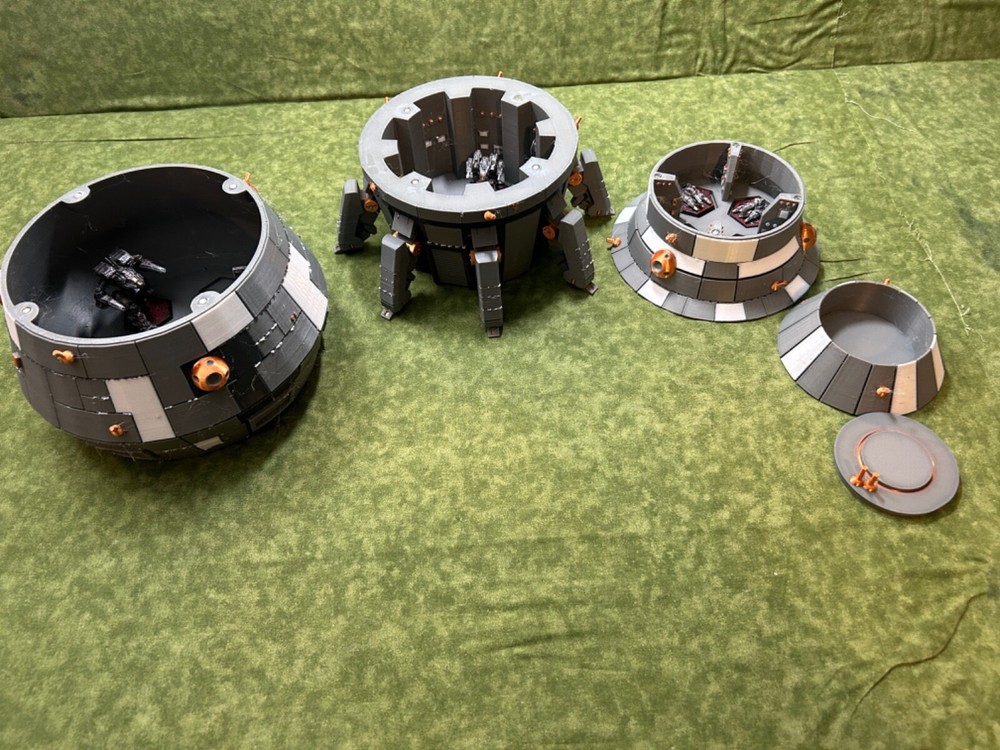 Mech Scale Behemot Class Drop Ship With Storage | Unpainted 1/285 or 6mm scale