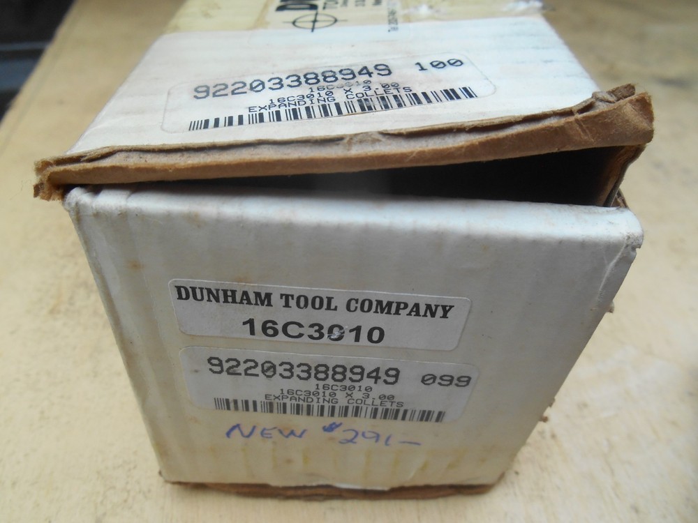 Dunham Tool 16C3010 x 3.00 expanding collet