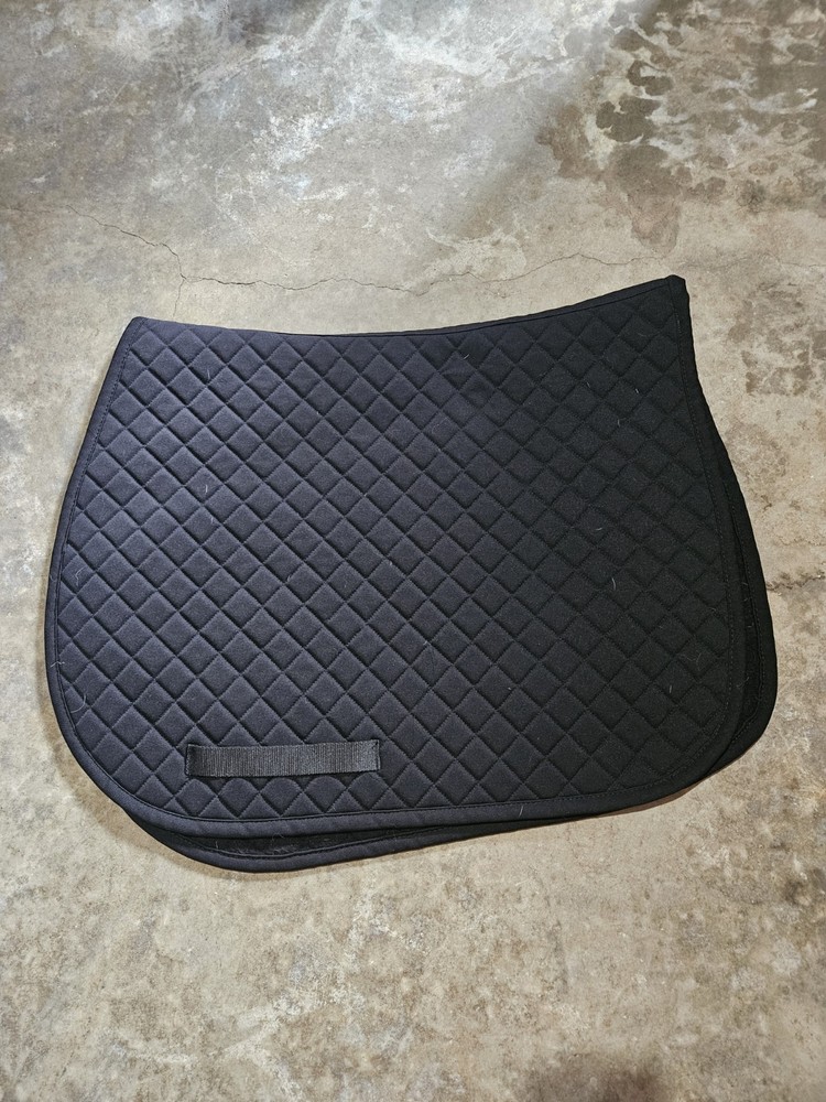 Tuffrider Black Basic All Purpose Saddle Pad With No Straps