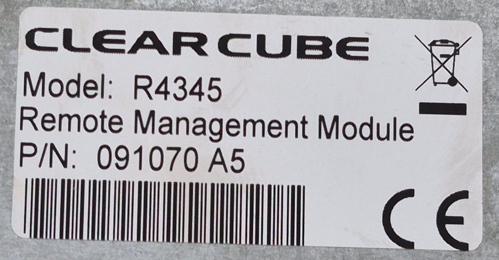 ClearCube G091070-B04 R4345 Remote Management Module W/ Cable
