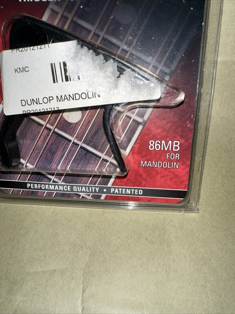 Dunlop Trigger Capo for Mandolin, Black 86MB New in package