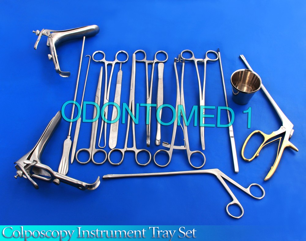 Colposcopy Instrument Tray Set - 20 pieces