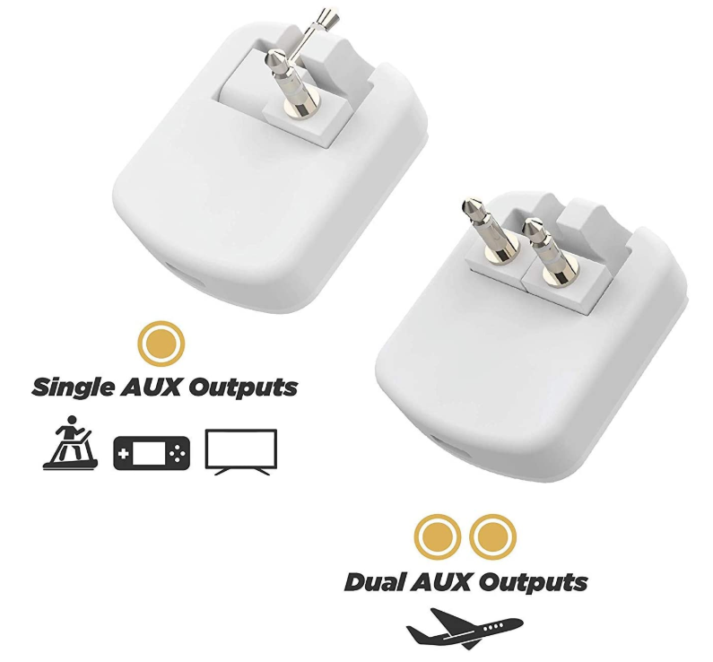 Scosche FLYTunes Universal Wireless Bluetooth Audio Transmitter - White