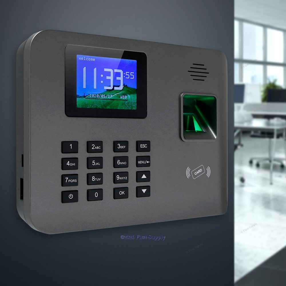 Remote Access Biometric Fingerprint Attendance Time Clock With RFID Card Reader