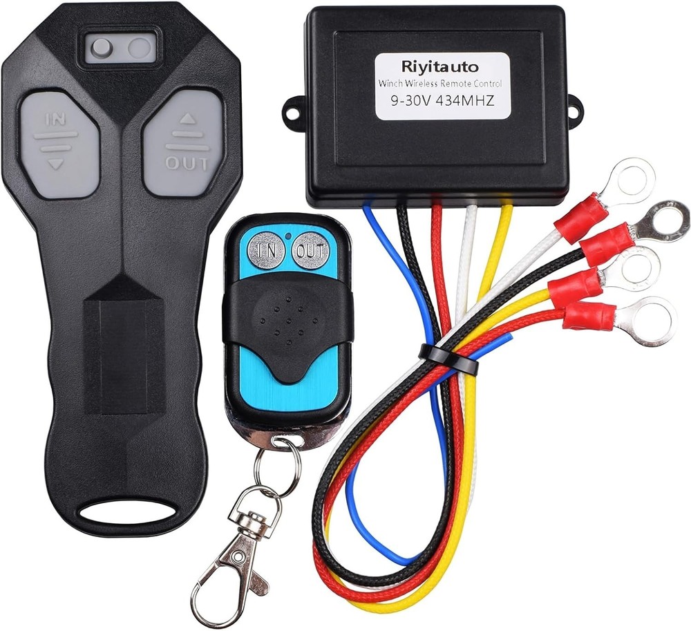 Riyitauto Wireless Winch Remote Control Black-dump trailer wireless remote