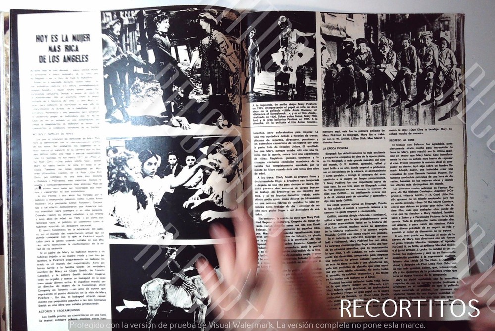 clippings MARY PICKFORD