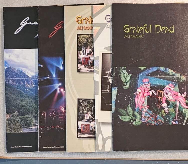 24 Grateful Dead Almanacs - Sold Only As A Set ~