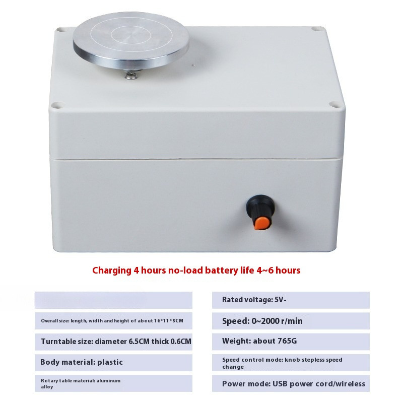 Mini Fingertip Pottery Machine Pulling Machine Home Pottery Pulling Machine