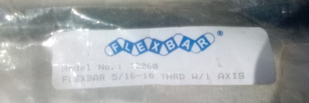 Flexbar 18060 Thread Base Fine Adjustor 5/16-18 Thrd 1-Axis