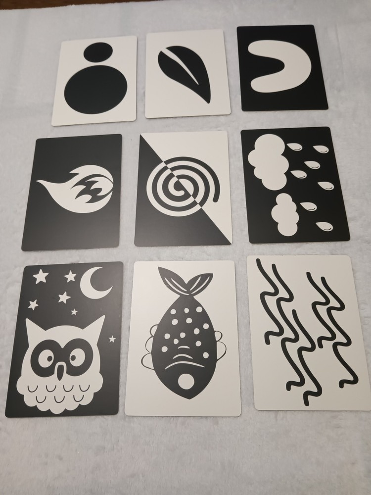 Bebestar Visual Stimulation Cards For 0-3 Months
