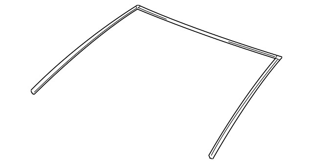 Genuine GM Windshield Upper Molding 95967121
