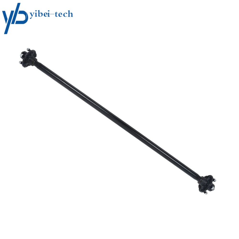 2000lbs Trailer Axle 5 lug-4.5" 61" Hub Face 46" Spring Center with U Bolt Kit