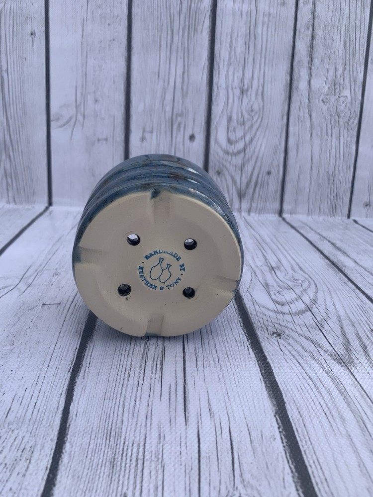 Handmade Ceramic Stoneware Small Planter With Drainage Holes
