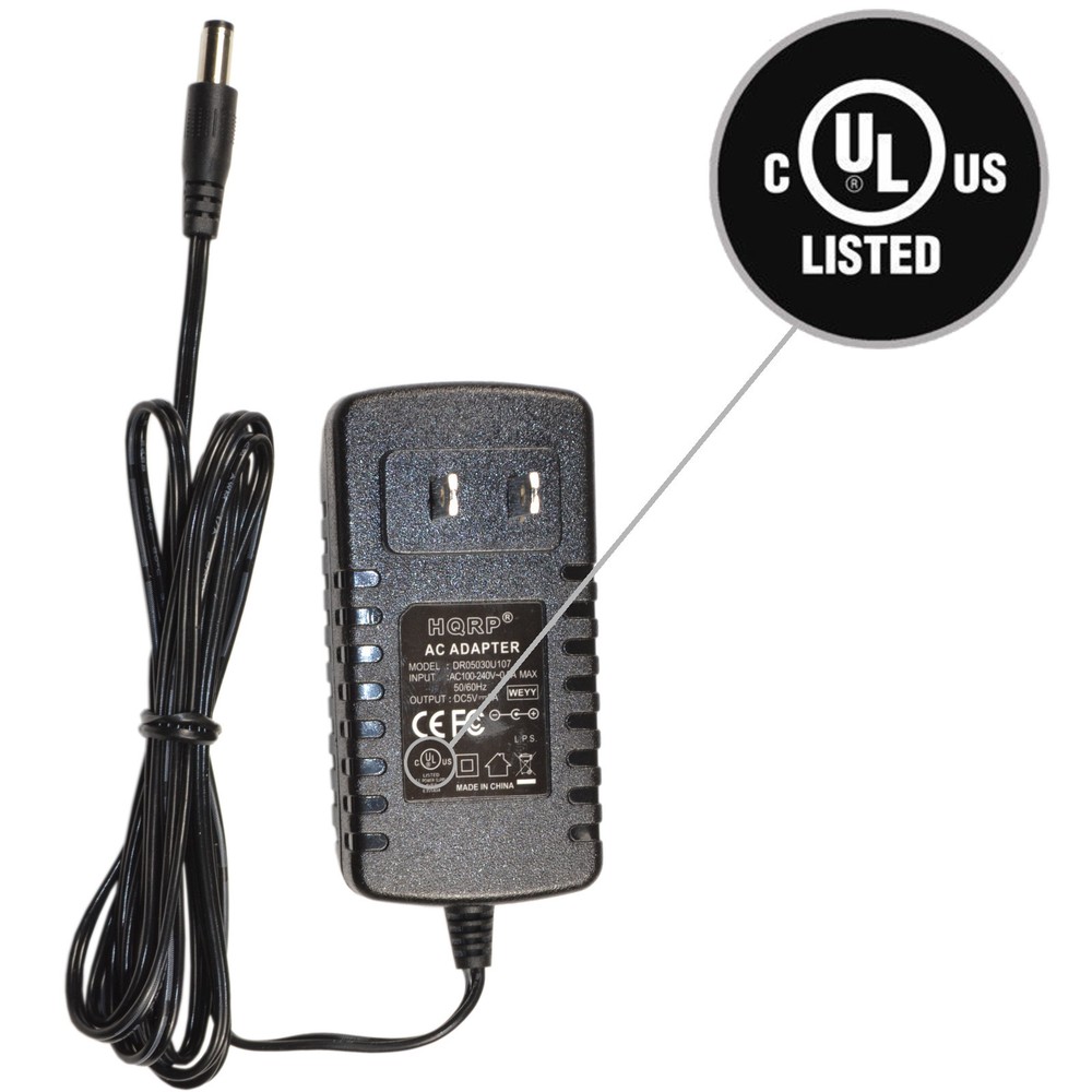 HQRP 5V Adaptador de CA para D-Link DIR-615, DIR-628, DIR-632, DIR-645, DIR-815