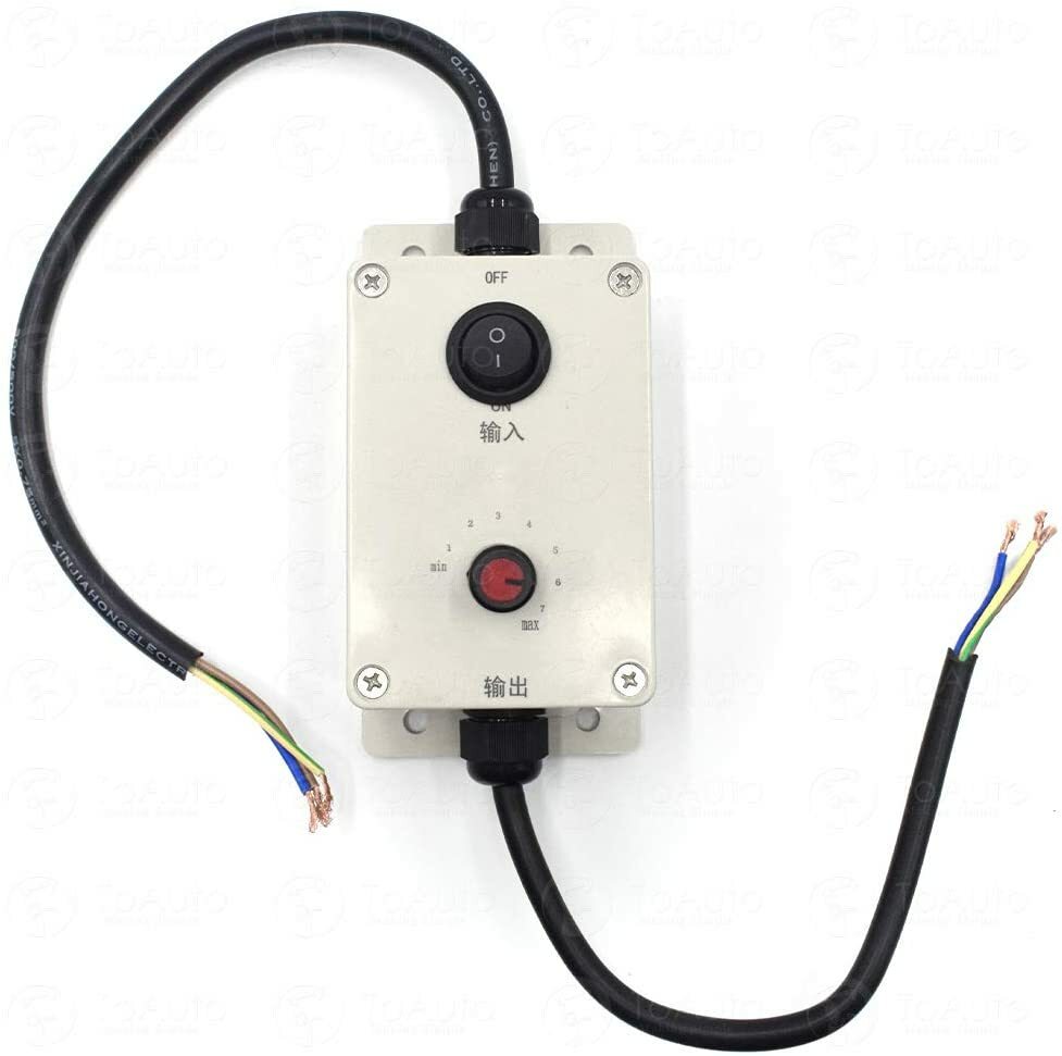 AC Vibration Motor Governor Variable Speed Controller With Switch 220V/110V,US