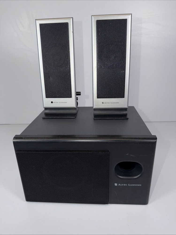 Altec Lansing VS-2121 Computer Powered Audio System Speakers & Subwoofer TESTED