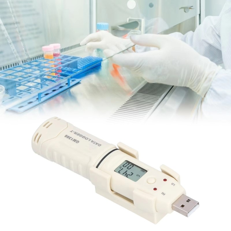 Environmental LCD Data Recorder for Accurate Temperature and Humidity Tracking