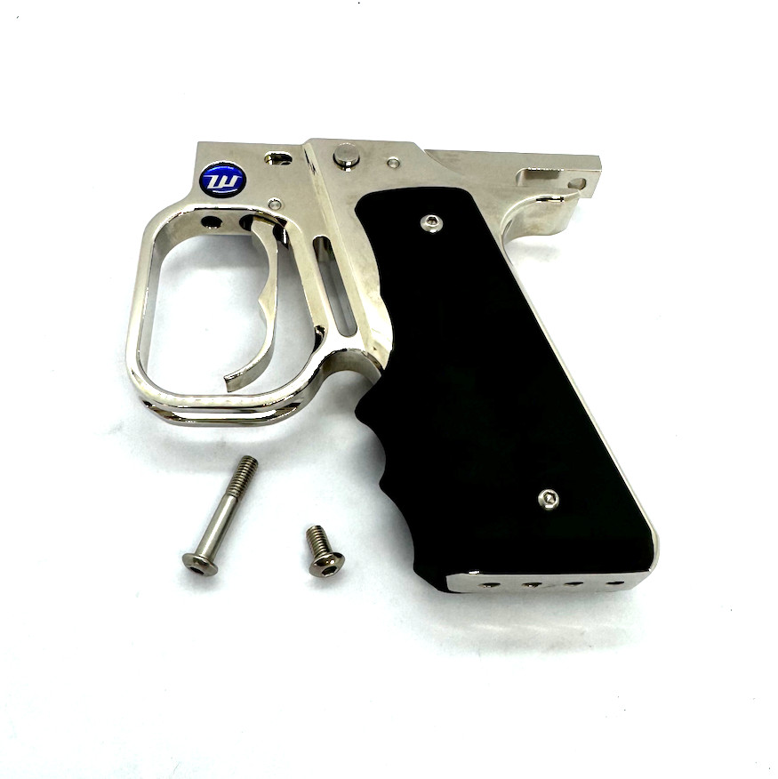 WGP Autococker Hinge Trigger Frame Assembly w/Grip - Nickel