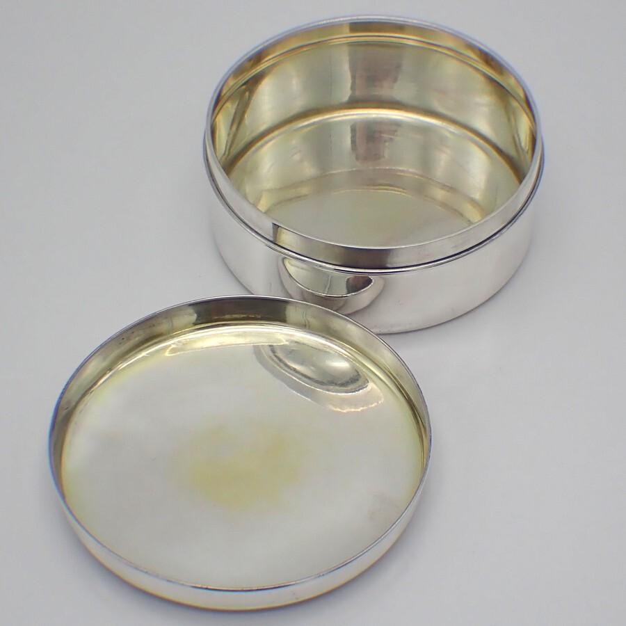 Round Box Sterling Silver Frank Smith No Mono