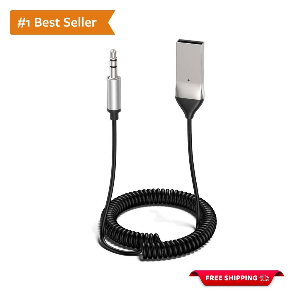 Bluetooth 5.3 Adapter for Car - Hands-Free Calling & Music Streaming Solution