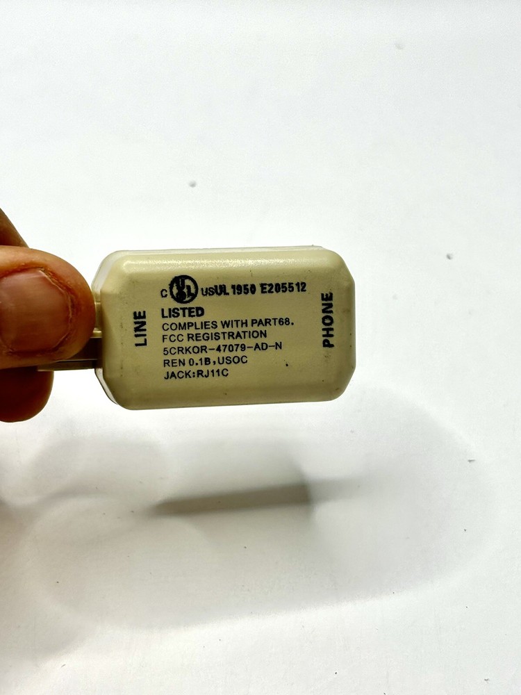 VisionNet Single In-line DSL Noise Phone Jack Plug Cord Eliminates Interference