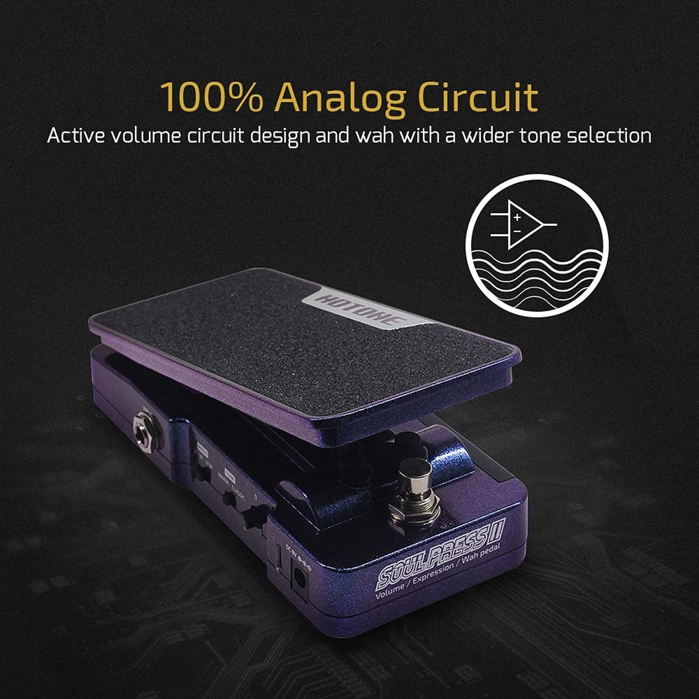 Hotone Wah Active Volume Passive Expression Guitar Effects Pedal Switchable S...