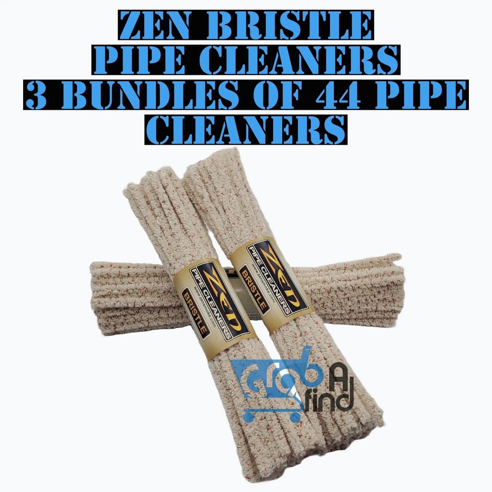 ZEN Bundles Pipe Cleaners Hard Bristle 3 Pack (44 per bundle/132 count)