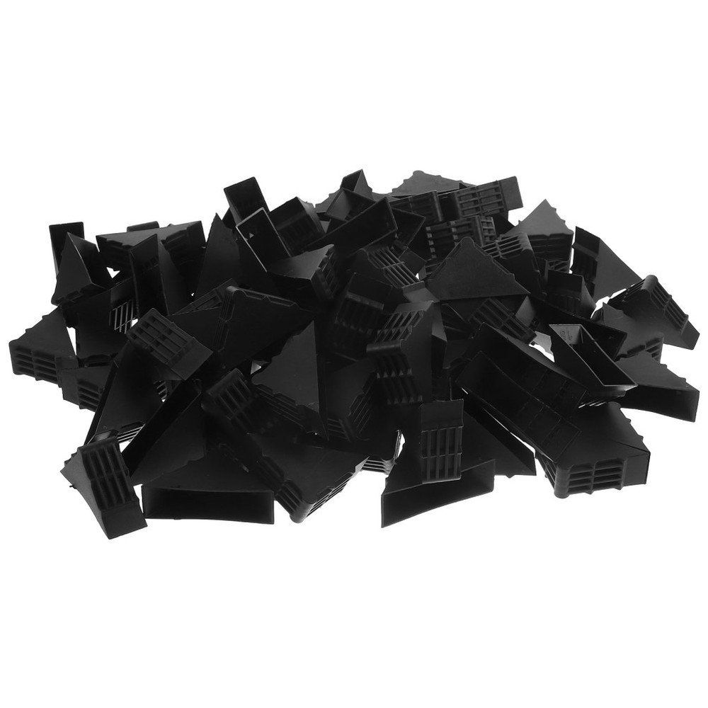 100 Pcs Plastic Packing Edge Protectors Frame Protection Accessories Corner