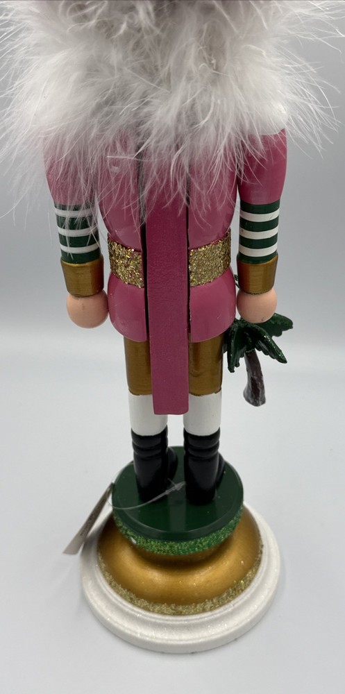 Kurt Adler Hollywood Nutcracker Collection Pineapple Hat Nutcracker 19.5" NWT