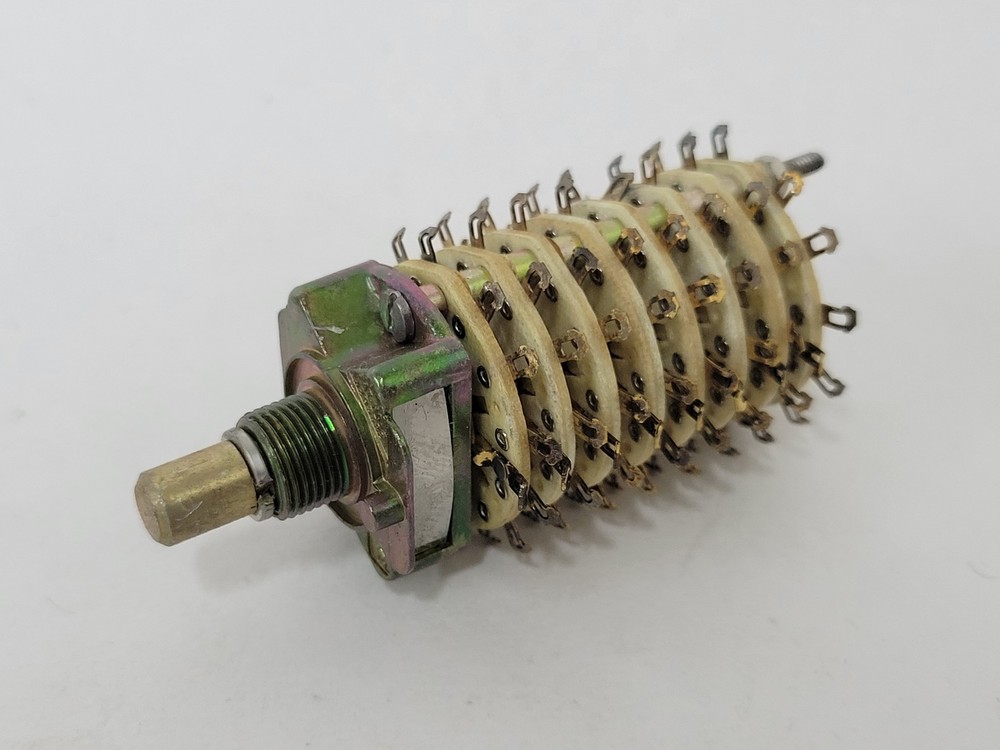 4X Unidex 6 pole 8 position rotary switch - please read description