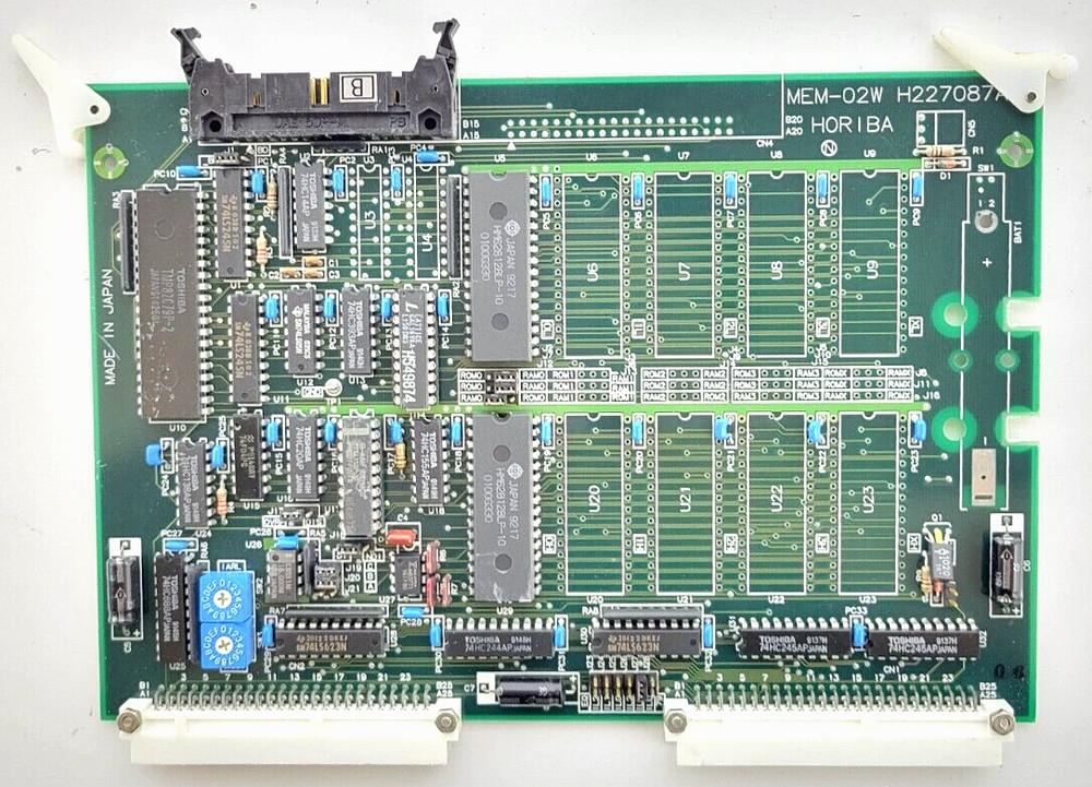 HORIBA H227087A CONTROL PCB CONTROLLER BOARD MEM-O2W USED.