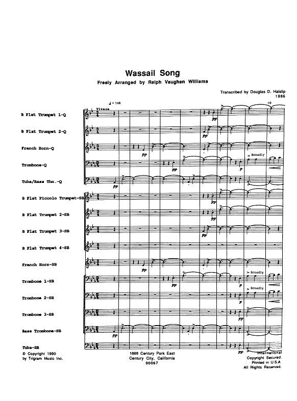 Brass Quintet, Handel to Gershwin Music Bundle #3