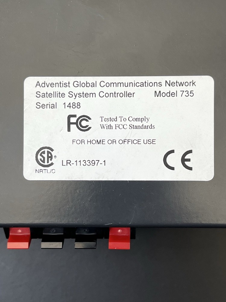 Network Satellite System Controller Model 735 - C-Band Dish Positioner/Receiver