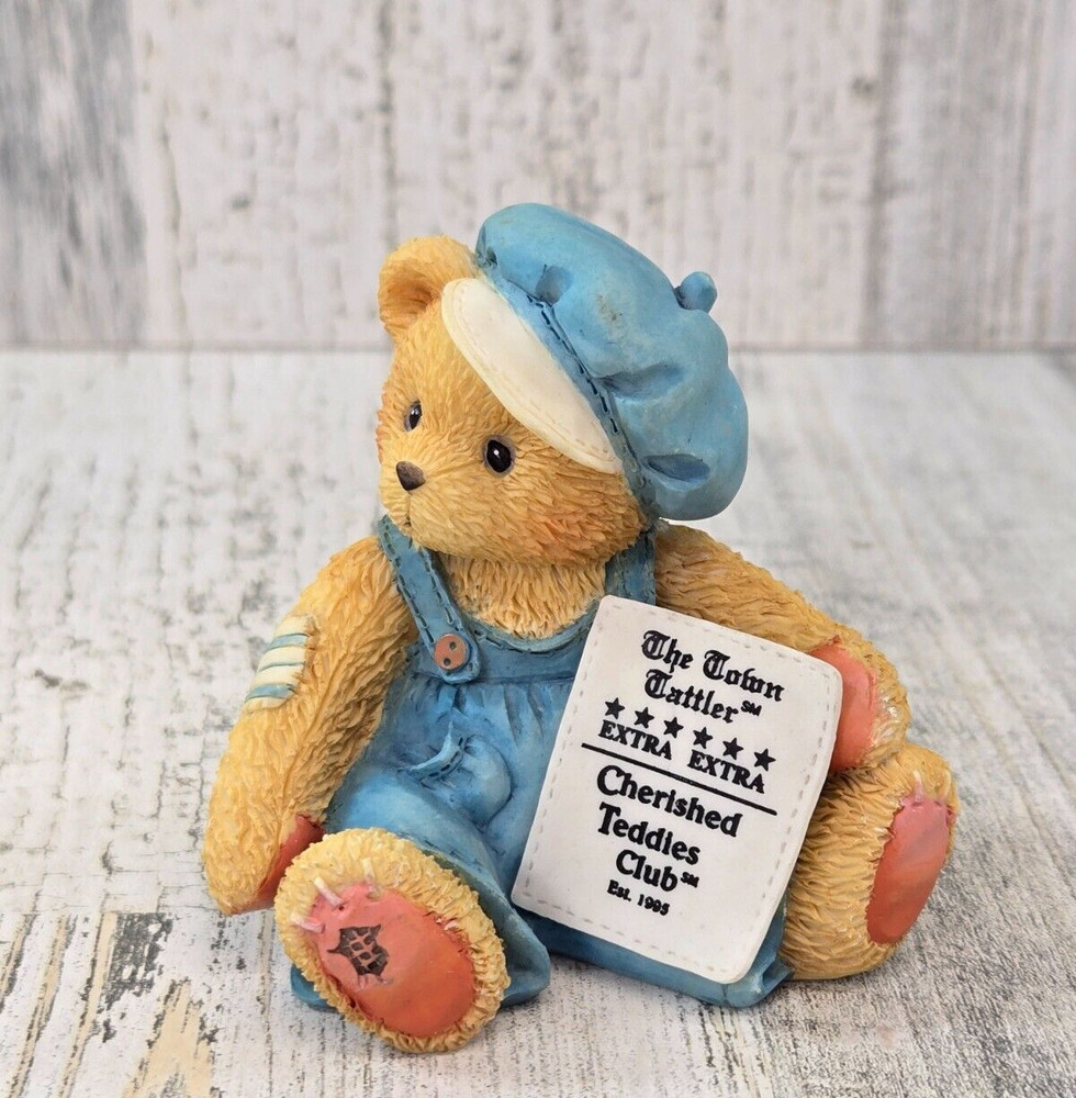 Cherished Teddies Cub E. Bear Charter Membership 1995 Enesco