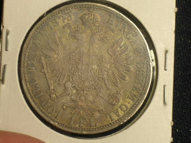 1873 Austria Floren - Nice Coin! C1015-1