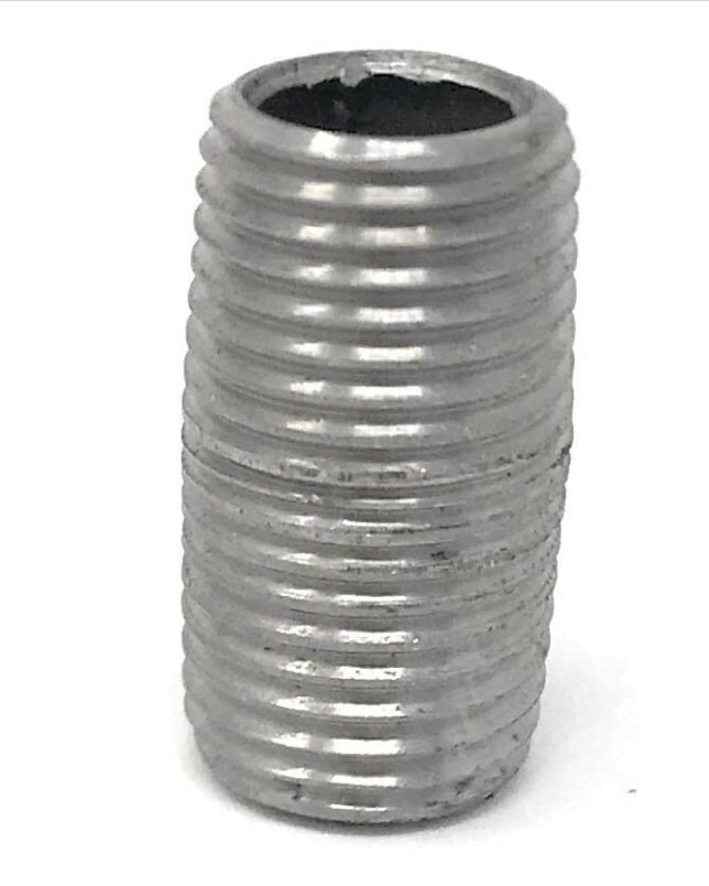 1/4" NPT CLOSE NIPPLE Threaded Pipe Fitting BLACK STEEL Gas Pipe Fitting 6 Pack