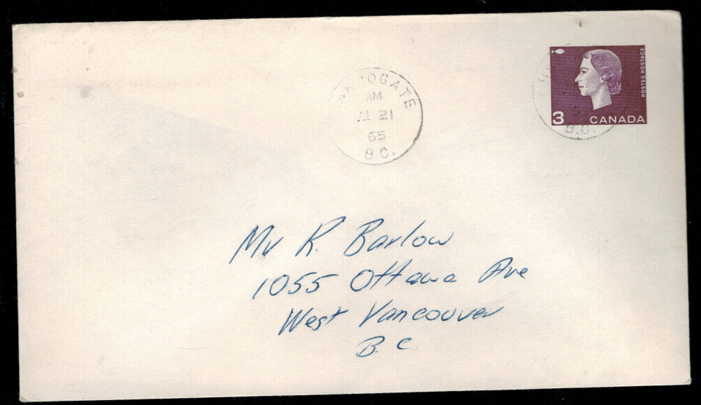 A-1732**Canada 1965 *Harrogate*, British Columbia