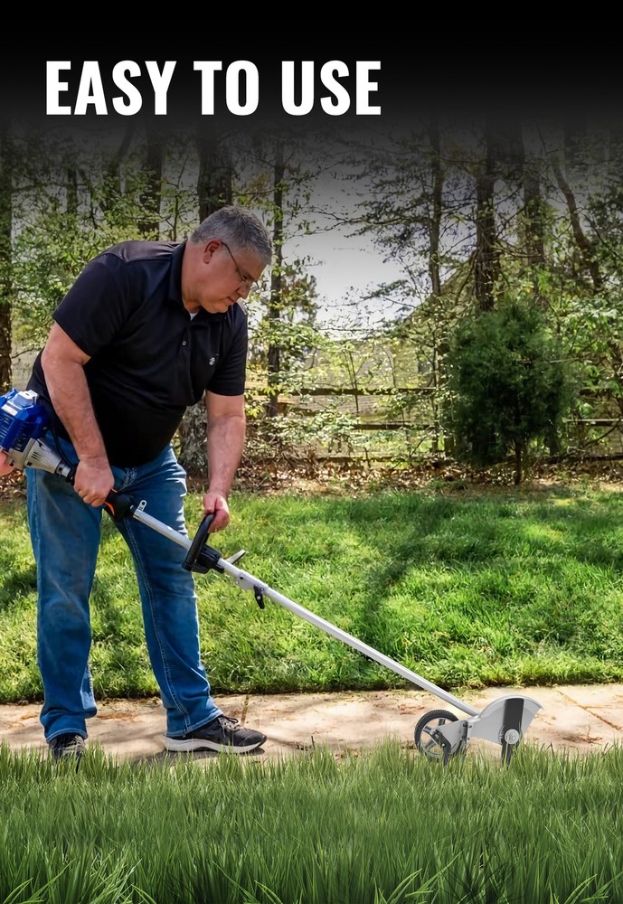 BADGER Edger Attachment lawn tool 9" 2T Lawn Edger Universal 2.2" Depth