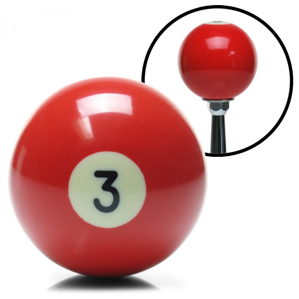 3 Ball Billiard Pool Custom Shift Knob