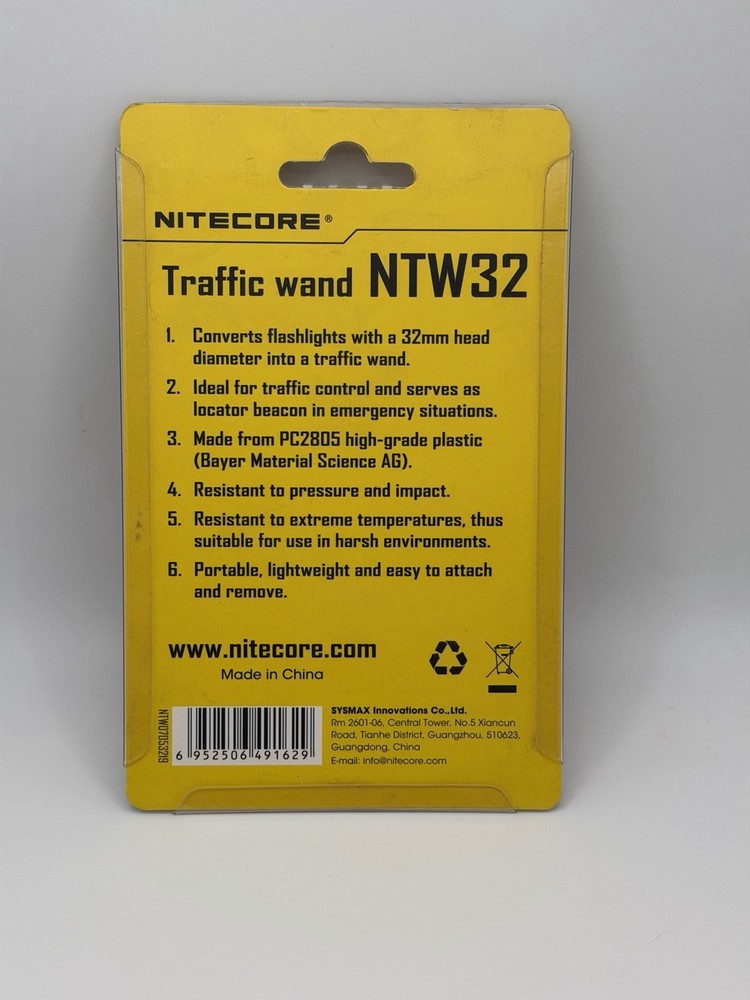 NiteCore NTW32 Warning Light Attachment, 32mm