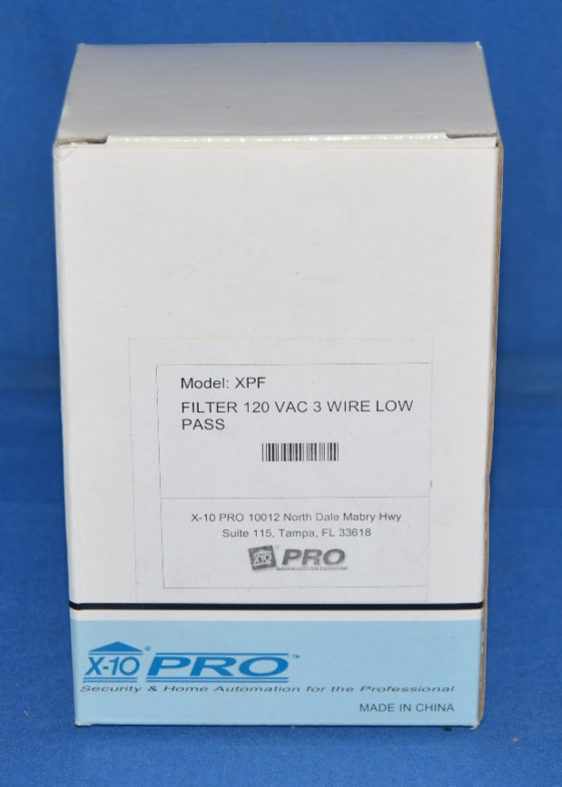 X10 PRO XPF 3 Wire 120 Vac Low Pass Filter