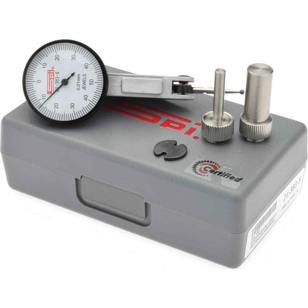 SPI 1mm Range, 0.01mm Dial Grad, Horizontal Dial Test Indicator 32mm White Di...