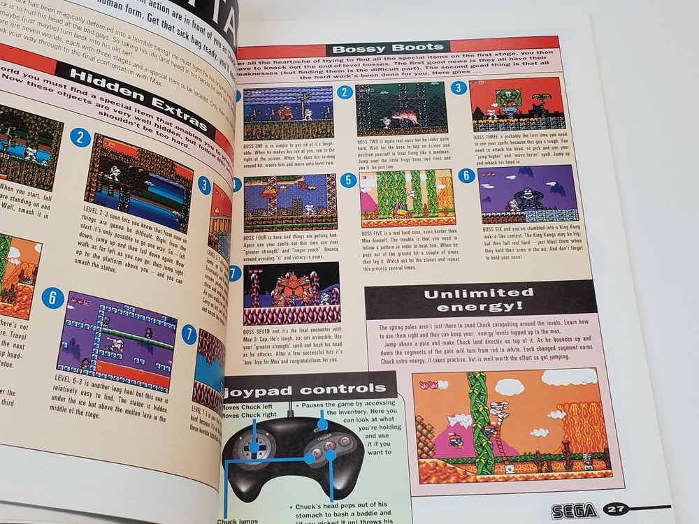 Sega Genesis Official Power Tips Book Guide Book ***