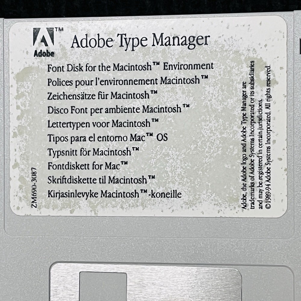 Adobe - Pagemaker Classroom 6 Photoshop Tutorial 4 Type Manager 2 Floppy Vtg