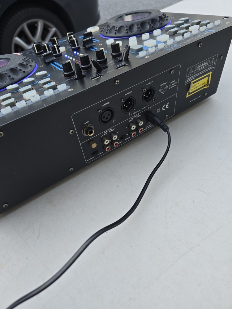 Technical Pro DMXP6 Double CD Mixer with USB, Scratch and BPM