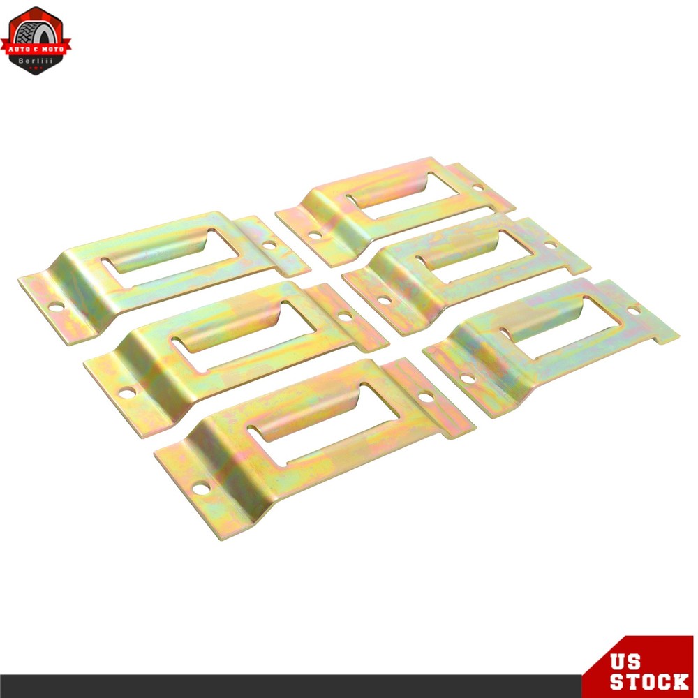 20 Pack E Track Tie Down Rail Single Slots For Trailers Trucks Galvanized Secure