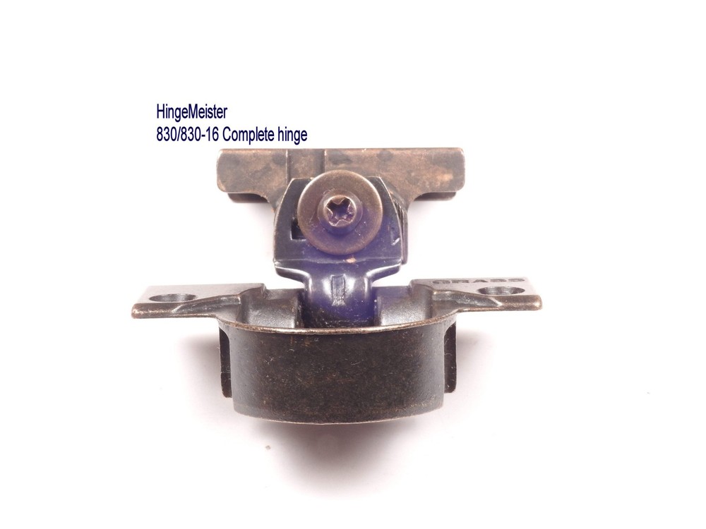 Grass 830-16 Bronze Hinge and mounting plate - Complete Hinge