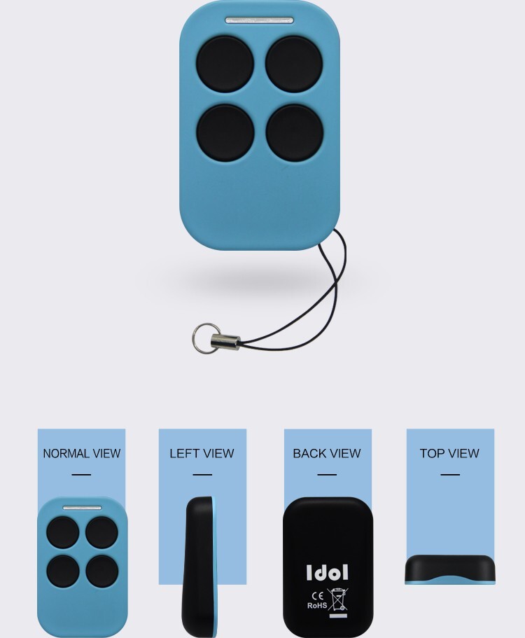 Replace for 250K-SLIM RP 433Mhz TAU Rolling Code Remote Control Key Fob